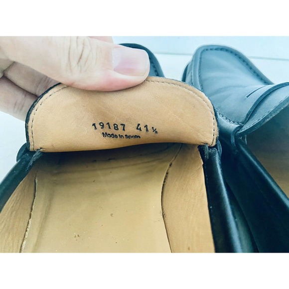 Paul Stuart Men Black Leather Loafer Sz 8.5 main image 4